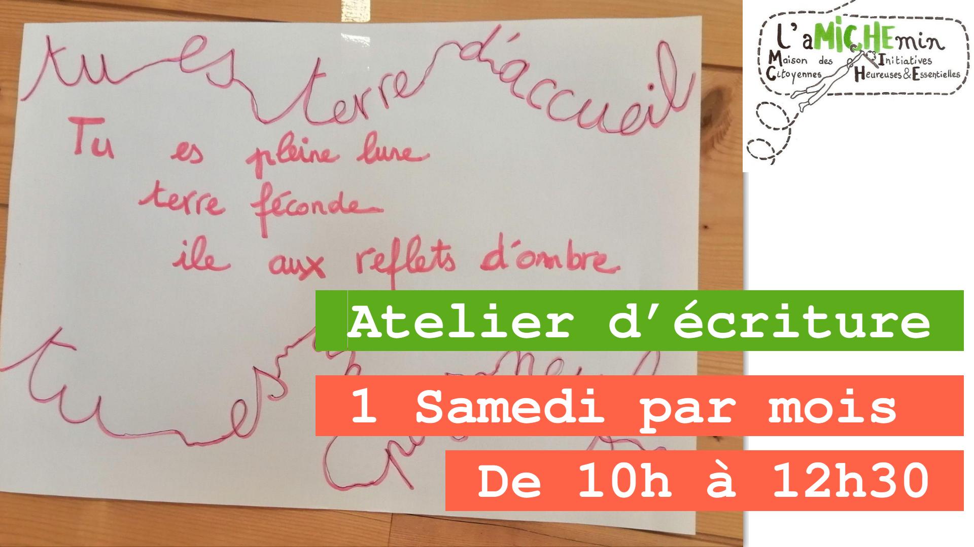 atelier ecriture